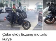 Çekmeköy Eczane motorlu kurye